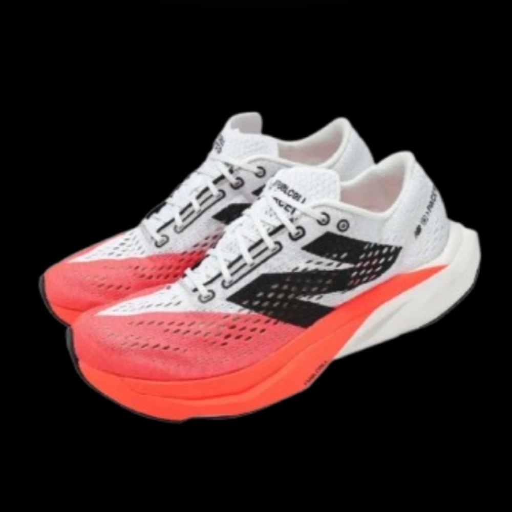 New Balance FuelCell SuperComp Pacer v2 Running Mens Size 10.5D White Red Black